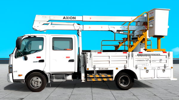 Hidroelevador AXION BRX 4313 (Hino Dutro)