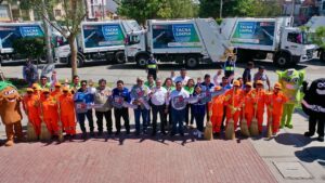 Camiones recolectores en Perú
